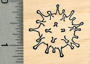 Coronavirus Rubber Stamp, COVID-19 Series