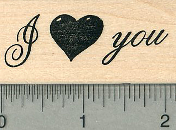 I Heart you Rubber Stamp, Love and Friendship Series