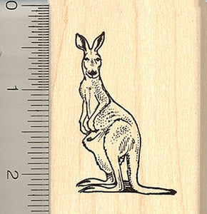 Kangaroo Rubber Stamp