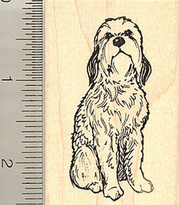 Wheaten Terrier Dog Rubber Stamp