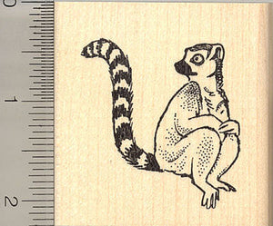 Lemur Rubber Stamp