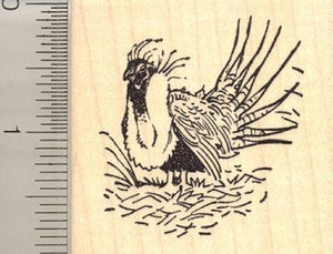 Grouse Rubber Stamp