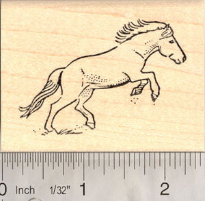 Running Horse Rubber Stamp