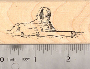 Great Sphinx of Giza, Egyptian Rubber Stamp