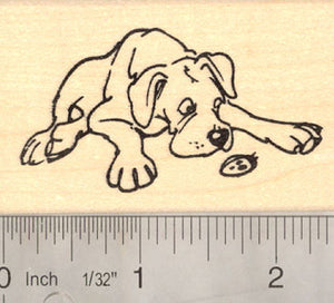 Olde English Bulldogge Rubber Stamp
