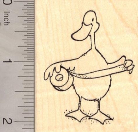 Duck Tape Rubber Stamp