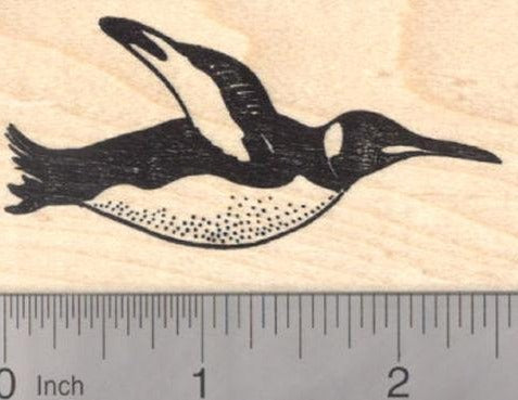 Emperor Penguin Rubber Stamp, Antarctic Wildlife