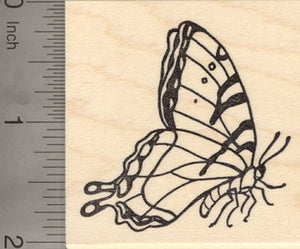 Tiger Swallowtail Butterfly Rubber Stamp