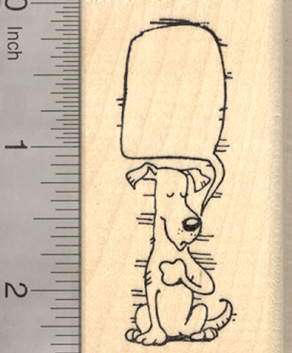 Talking Dog Rubber Stamp, Pledge of Allegiance, Oath, Famous Quote - You fill in the words