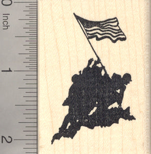 Iwo Jima Flag Raising Rubber Stamp, Memorial Day, United States of America