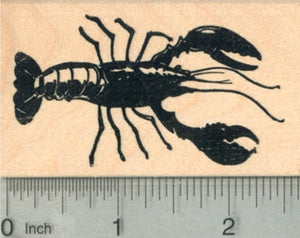 Maine Lobster Rubber Stamp, North American Crustacean