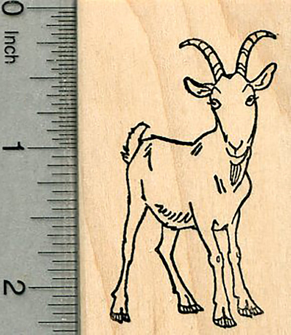 Goat Rubber Stamp