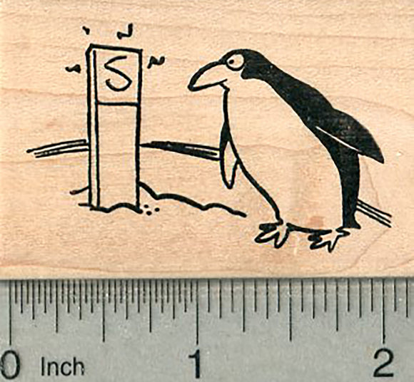 Penguin Rubber Stamp, at Magnetic South Pole, Science Series