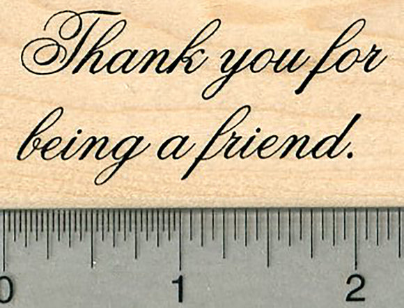 Thank you Rubber Stamp, Friendship Series