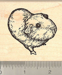 Guinea Pig Rubber Stamp