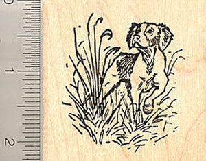 Brittany Spaniel Rubber Stamp