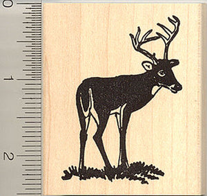 Buck Deer Rubber Stamp