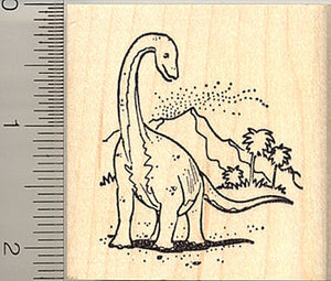 Apatosaurus Rubber Stamp