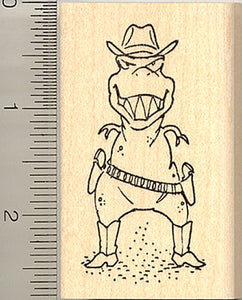 Tyrannosaurus Tex Rubber Stamp