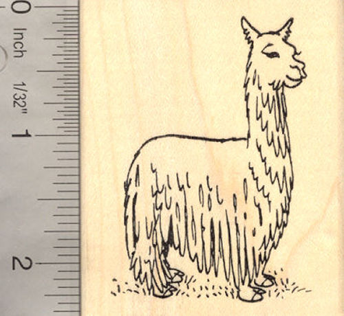 Suri Alpaca Rubber Stamp