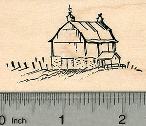 Barn Rubber Stamp