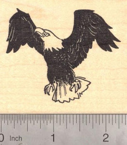 Bald American Eagle Rubber Stamp (fourth of July, July 4th)