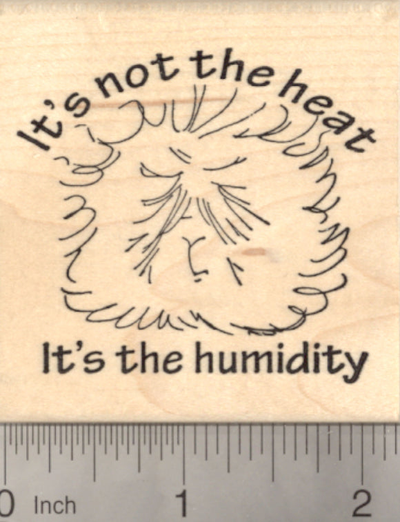Guinea Pig Rubber Stamp, Summer weather, It's not the heat, it's the humidity