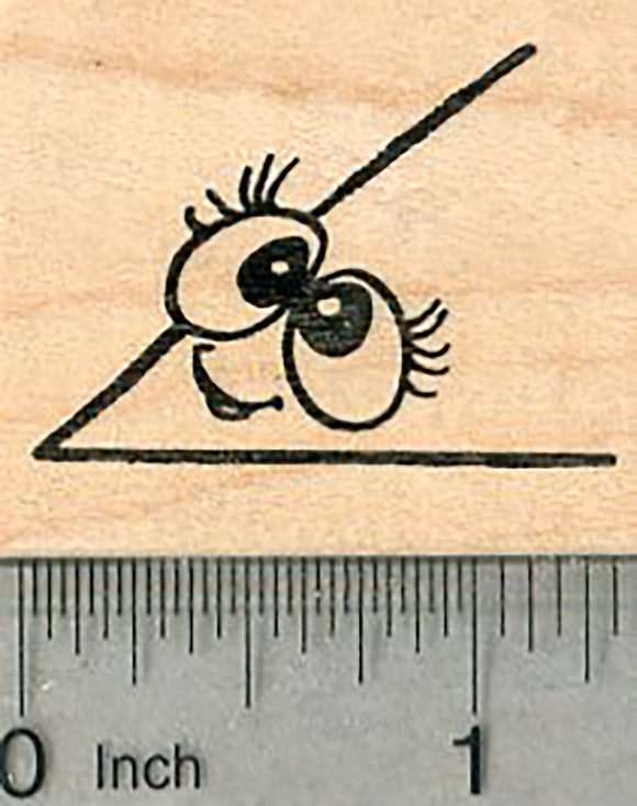 A Cute Angle Rubber Stamp, Acute, Math Series