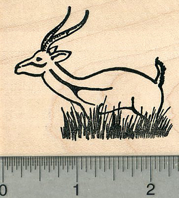 Gazelle Rubber Stamp, Antelope