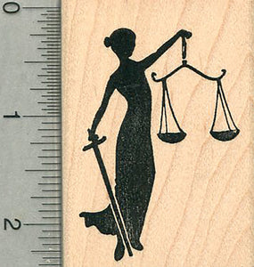 Lady Justice Rubber Stamp, Legal Series