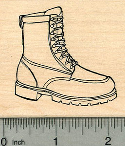 Work Boot Rubber Stamp, Father's Day series