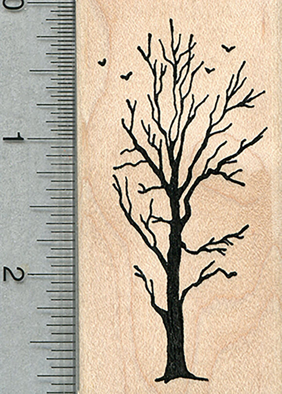tree branch rubber stamp Bare Tree Rubber Stamp, Winter Scenery Series Mounted (as shown)