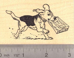 Easter Beagle Rubber Stamp