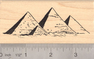 Pyramids of Giza Rubber Stamp