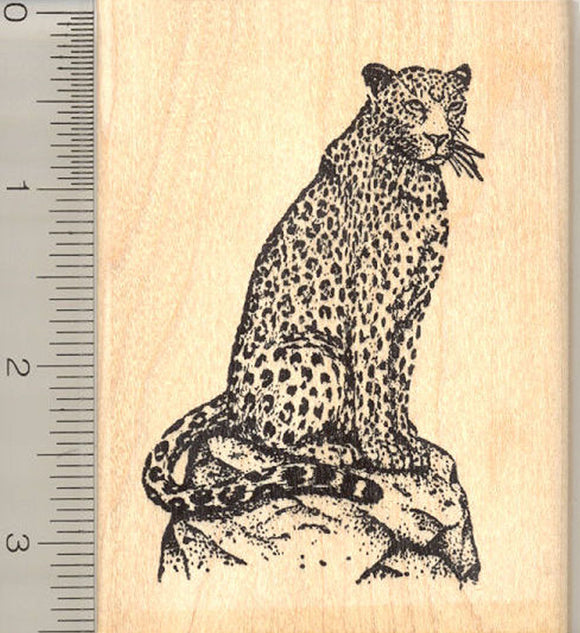 Leopard Rubber Stamp, Panther, Big Cat