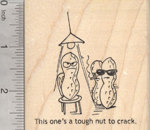 Peanut Spy Rubber Stamp, a Tough Nut to Crack