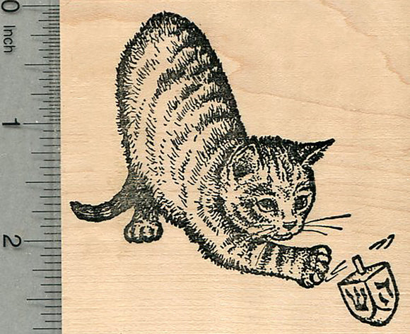 Sleeping Cat Rubber Stamp Hand Carved Rubber Stamp Stamping Linocut Stamp  Cute Cat Cat Print Handmade 