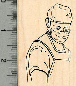 Doctor Rubber Stamp, Man in Scrubs, Healthcare Heroes Series