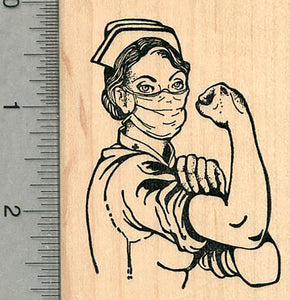 2 by 4 Wood Rubber Stamp