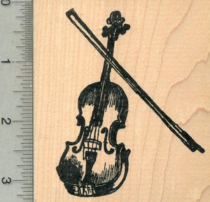 Violin Rubber Stamp, String Musical Instrument Series