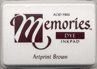 Memories Dye Ink Pad - Artprint Brown