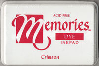 Memories Dye Ink Pad - Crimson