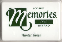 Memories Dye Ink Pad - Hunter Green